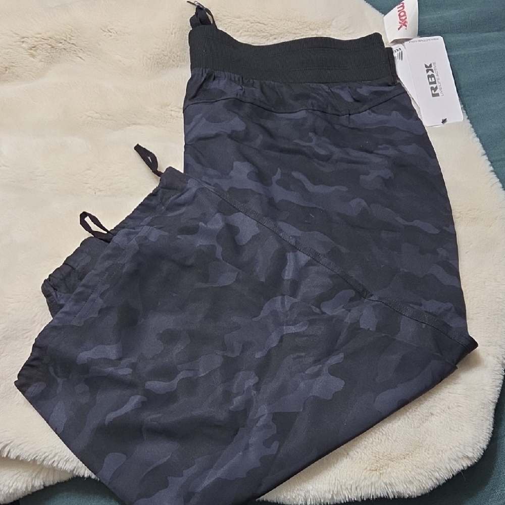 Black Camouflage Joggers